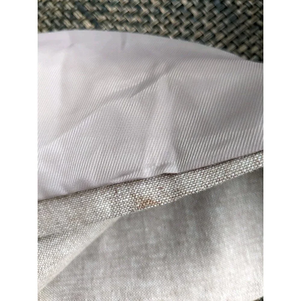 Stafford Sport Coat Mens 48 Regular Signature Linen Cotton Classic Fit Beige